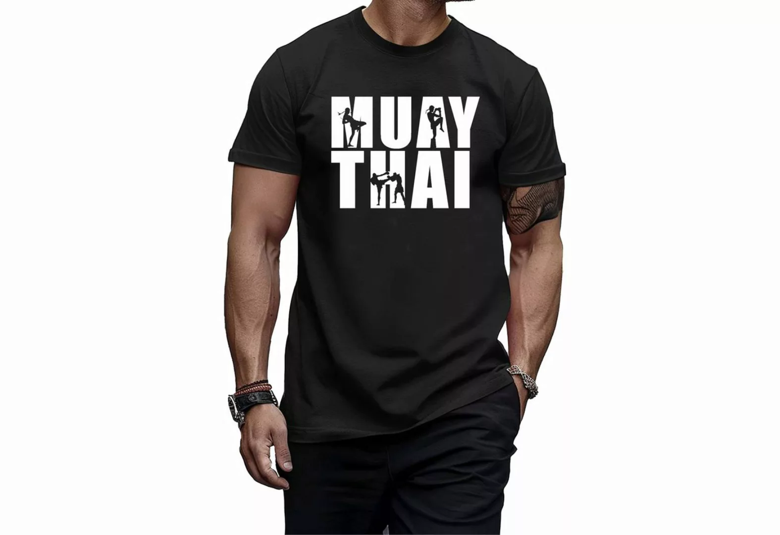 Banco T-Shirt Herren Premium Kampfsport Unifarben Shirt Muay Thai Größen XS günstig online kaufen