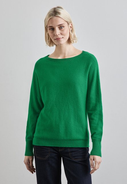 STREET ONE Strickpullover "Dolman", mit Rippbündchen günstig online kaufen