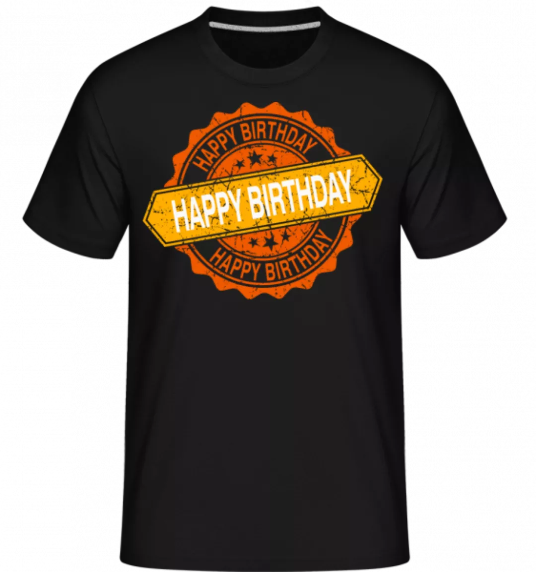 Happy Birthday Logo · Shirtinator Männer T-Shirt günstig online kaufen