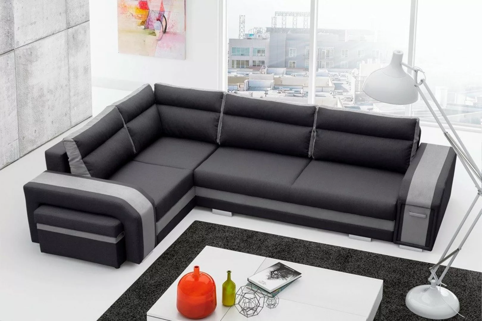 ALTDECOR Ecksofa ASSA, Couch mit Schlaffunktion, Wohnzimmer - Wohnlandschaf günstig online kaufen