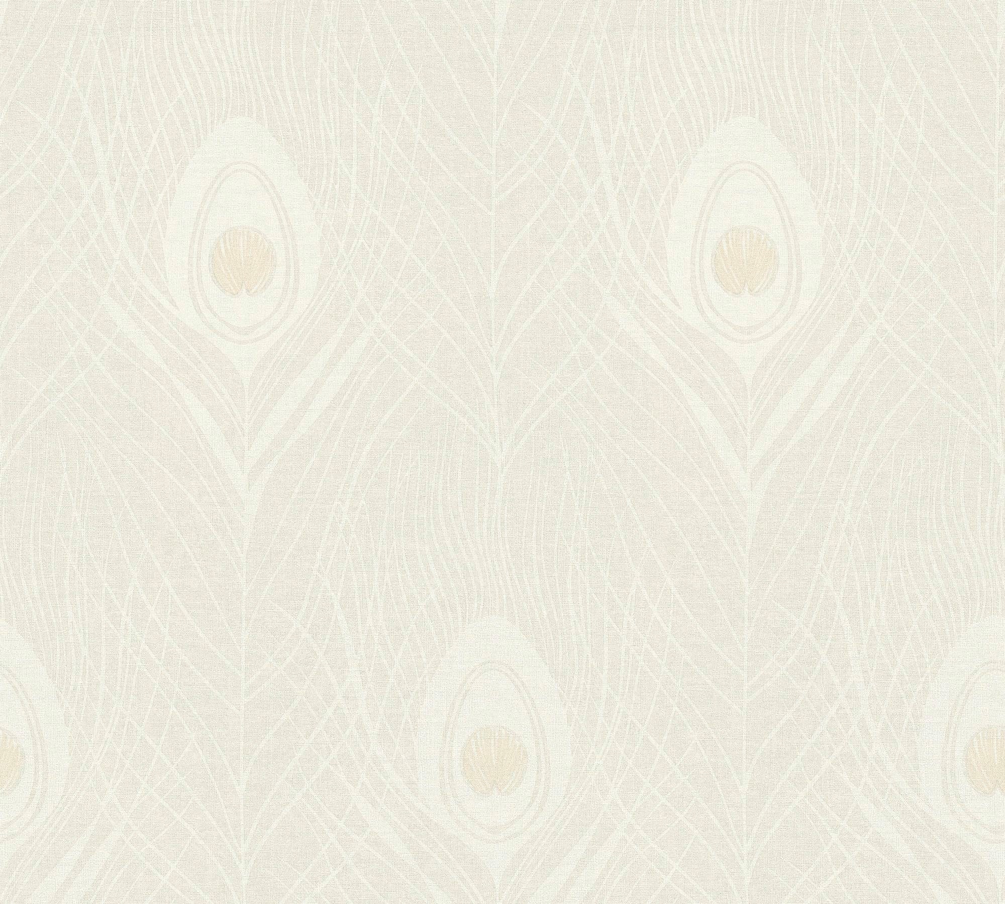 Metallic Mustertapete Architects Paper Absolutely Chic in Metallic Grau Bei günstig online kaufen