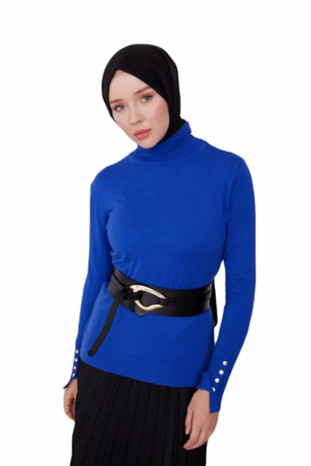 ARMİNE Langarmbluse Armine Pullover 23Kd8320 Saks günstig online kaufen