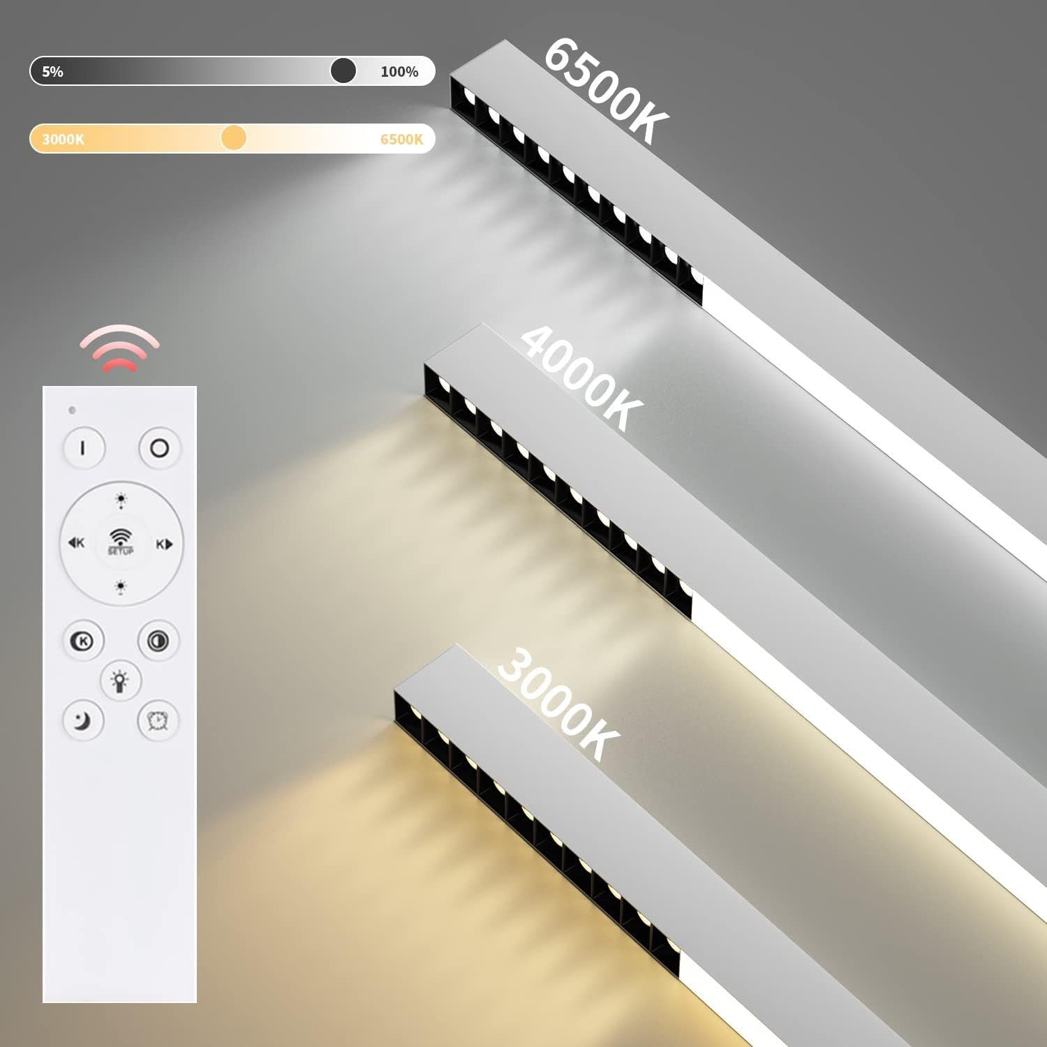 Nettlife Deckenleuchte Schwarz Modern LED Deckenlampe günstig online kaufen