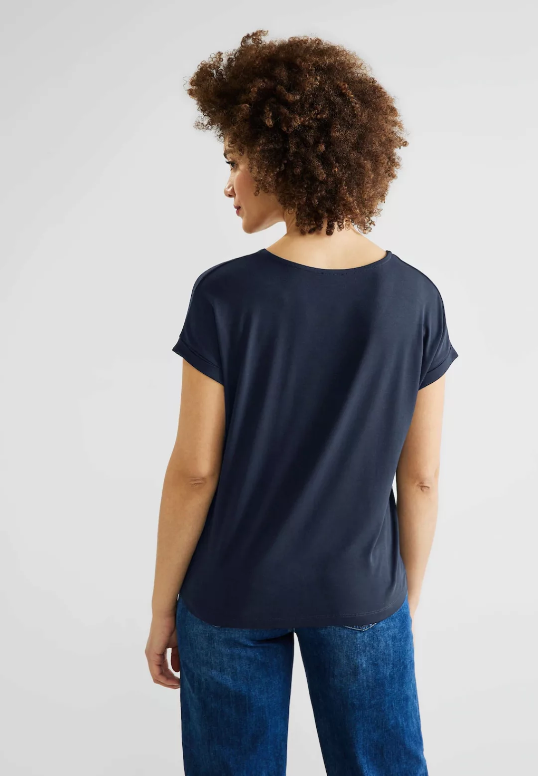 STREET ONE T-Shirt, mit V-Ausschnitt günstig online kaufen