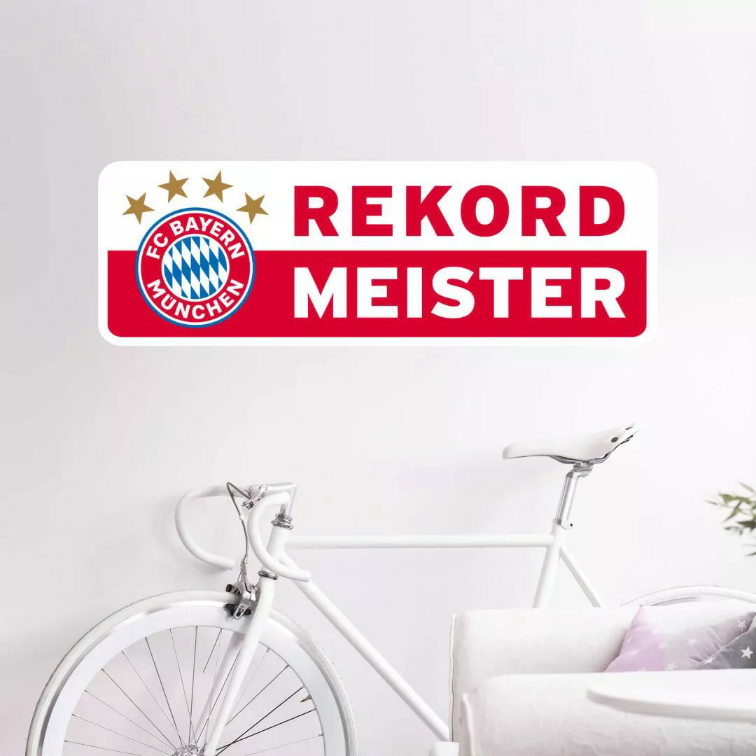 Wall-Art Wandtattoo "Rekordmeister Bayern München", (1 St.), selbstklebend, günstig online kaufen