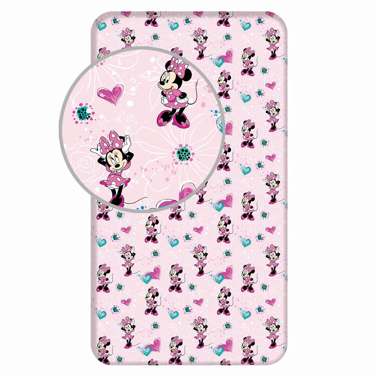 Disney Minnie Mouse Spannbettlaken Minnie Maus, günstig online kaufen