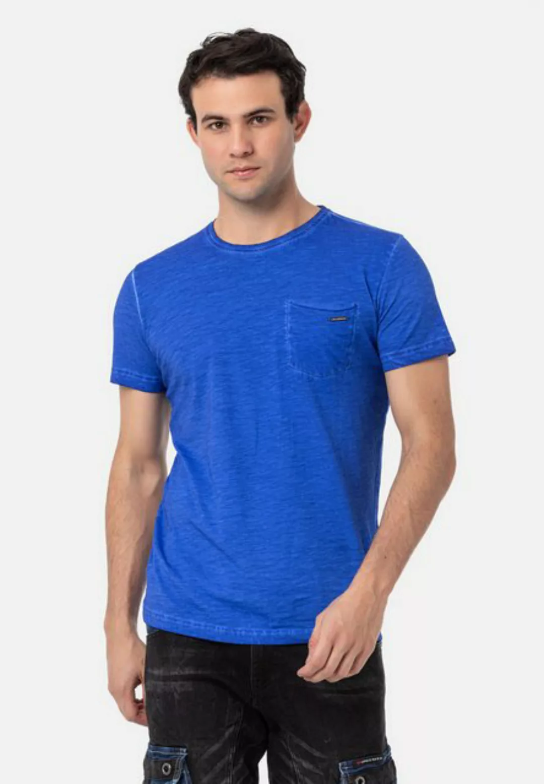 Cipo & Baxx T-Shirt in meliertem Design günstig online kaufen
