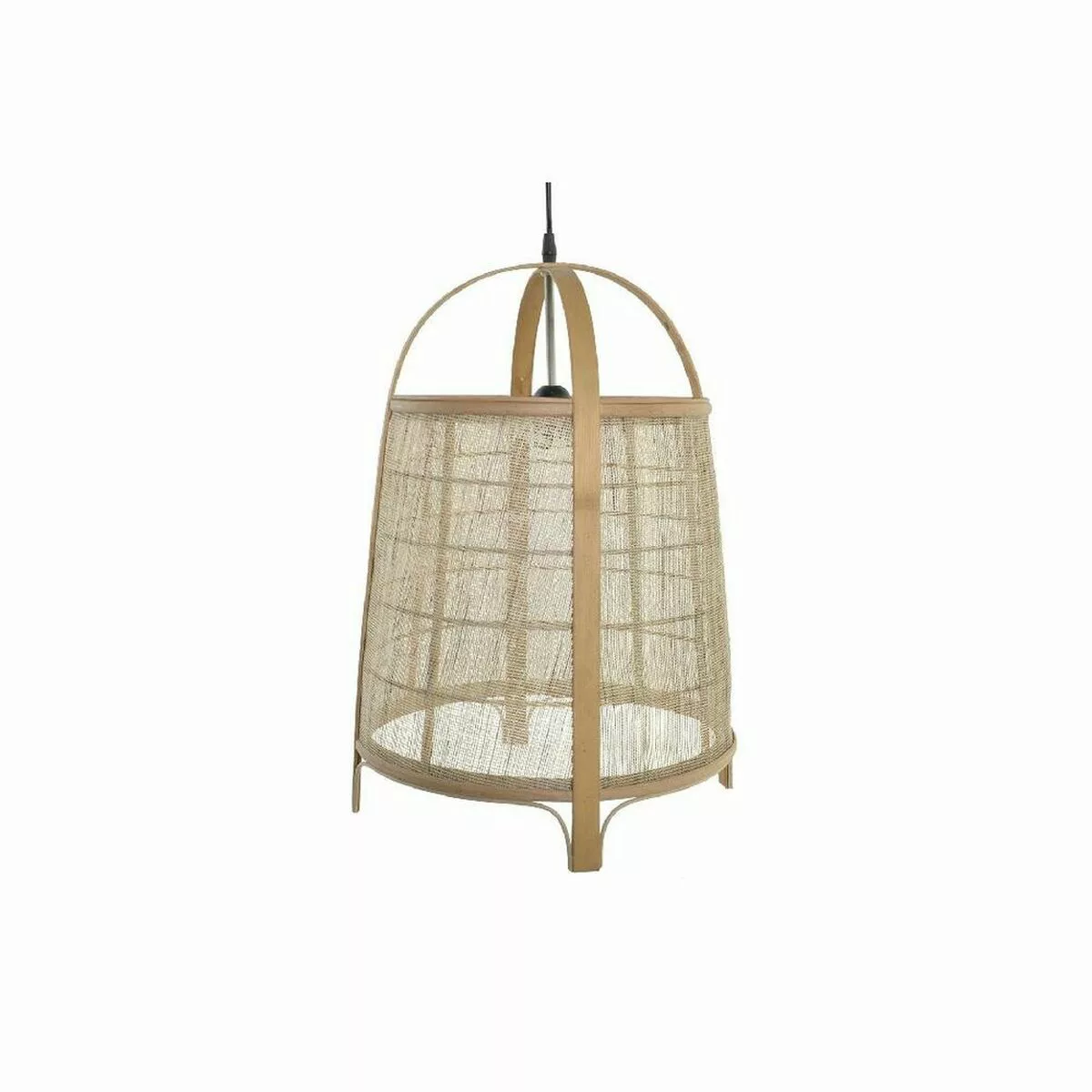 Deckenlampe Dkd Home Decor Braun Leinen Bambus (38 X 38 X 56 Cm) günstig online kaufen