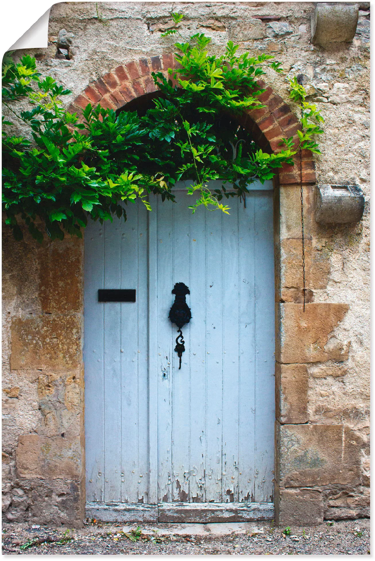 Artland Wandbild "Alte Tür in Südfrankreich", Fenster & Türen, (1 St.), als günstig online kaufen