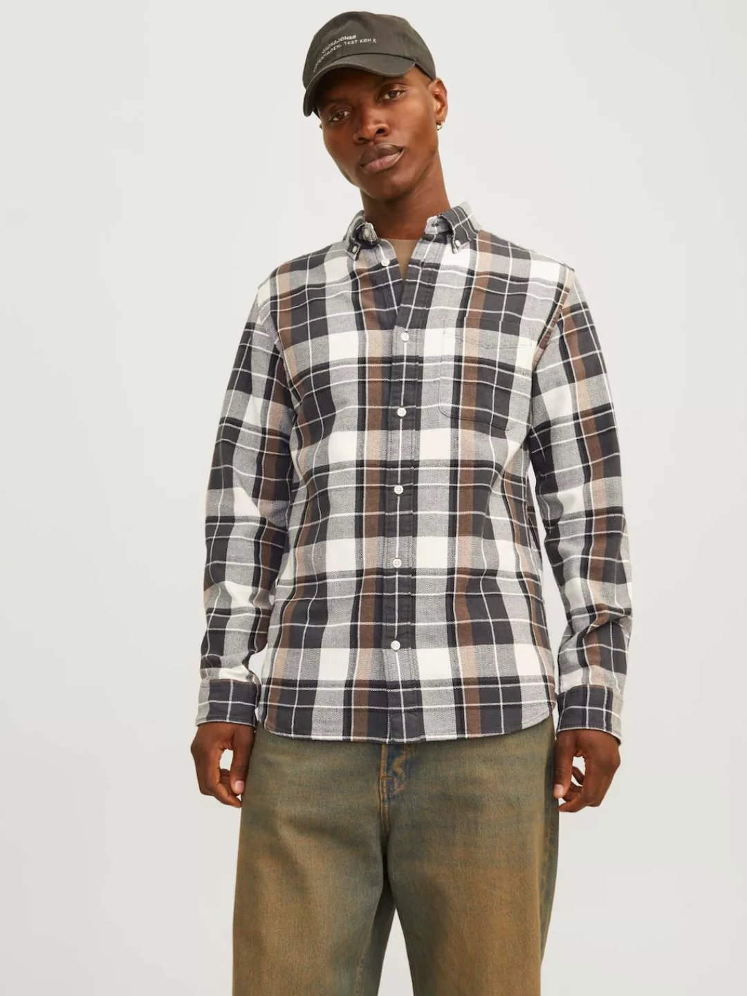 Jack & Jones Langarmhemd "JPRBLUBROOK CHECK STRUCTURE L/S SHIRT SN" günstig online kaufen