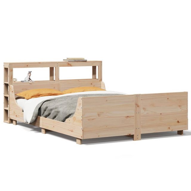 vidaXL Bettgestell Massivholzbett ohne Matratze 120x200 cm Kiefernholz Bett günstig online kaufen