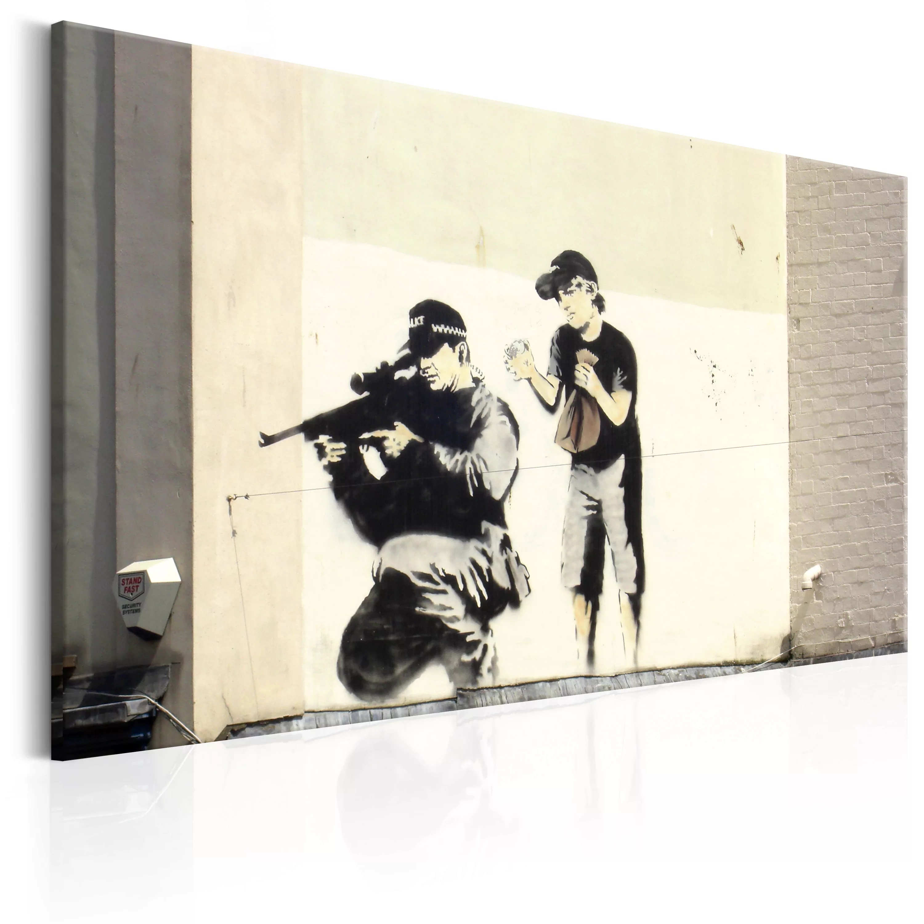 Wandbild - Sniper And Child By Banksy günstig online kaufen