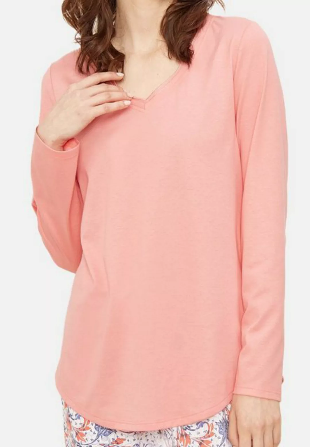 Rösch Pyjamaoberteil Basic (1-tlg) Schlafanzug-Shirt - Baumwolle - günstig online kaufen