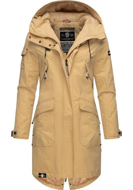 Navahoo Outdoorjacke "Pfefferschote", mit Kapuze, moderne Damen Übergangsja günstig online kaufen