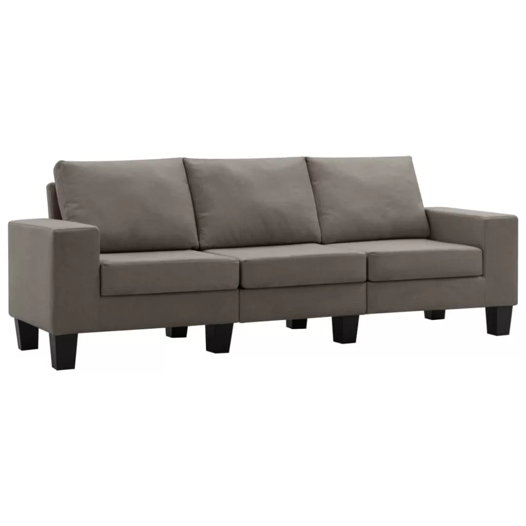 3-sitzer-sofa Taupe Stoff günstig online kaufen