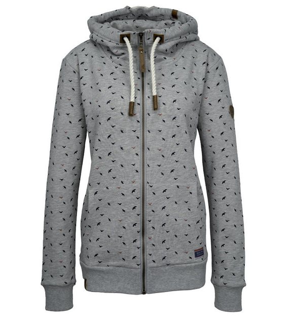 RennerXXL Kapuzenfleecejacke Brigg Lya Damen Sweatjacke Übergrößen Gr. 46 - günstig online kaufen