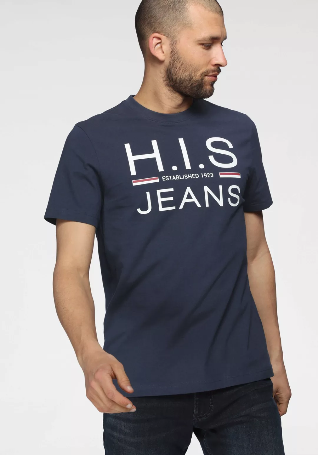 H.I.S Rundhalsshirt (Packung, 2er-Pack) günstig online kaufen