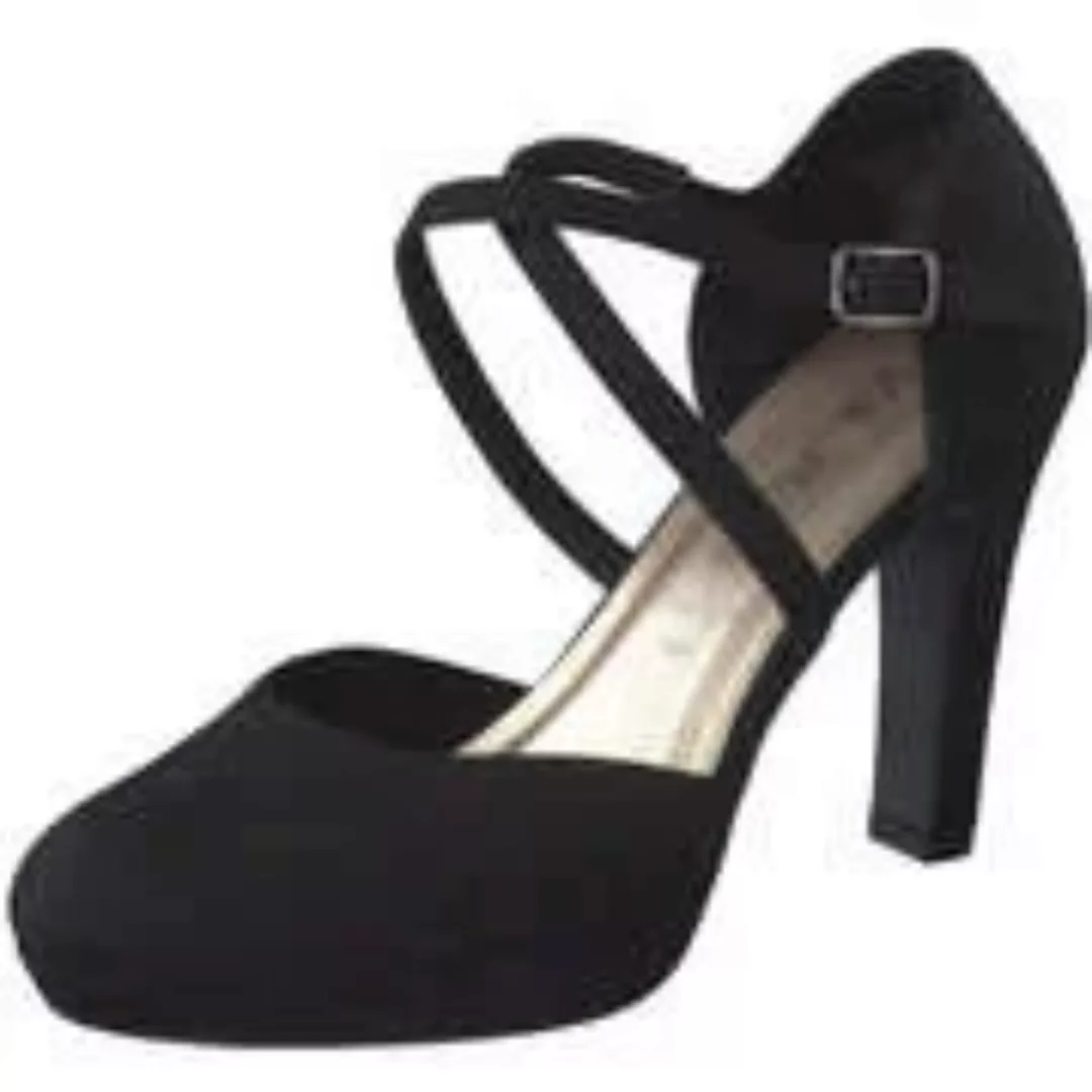 Via della Rosa Spangenpumps Damen schwarz günstig online kaufen