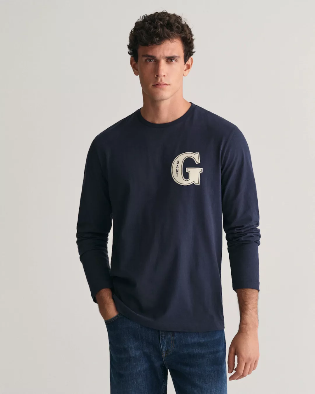 Gant Langarmshirt G GRAPHIC LS T-SHIRT günstig online kaufen