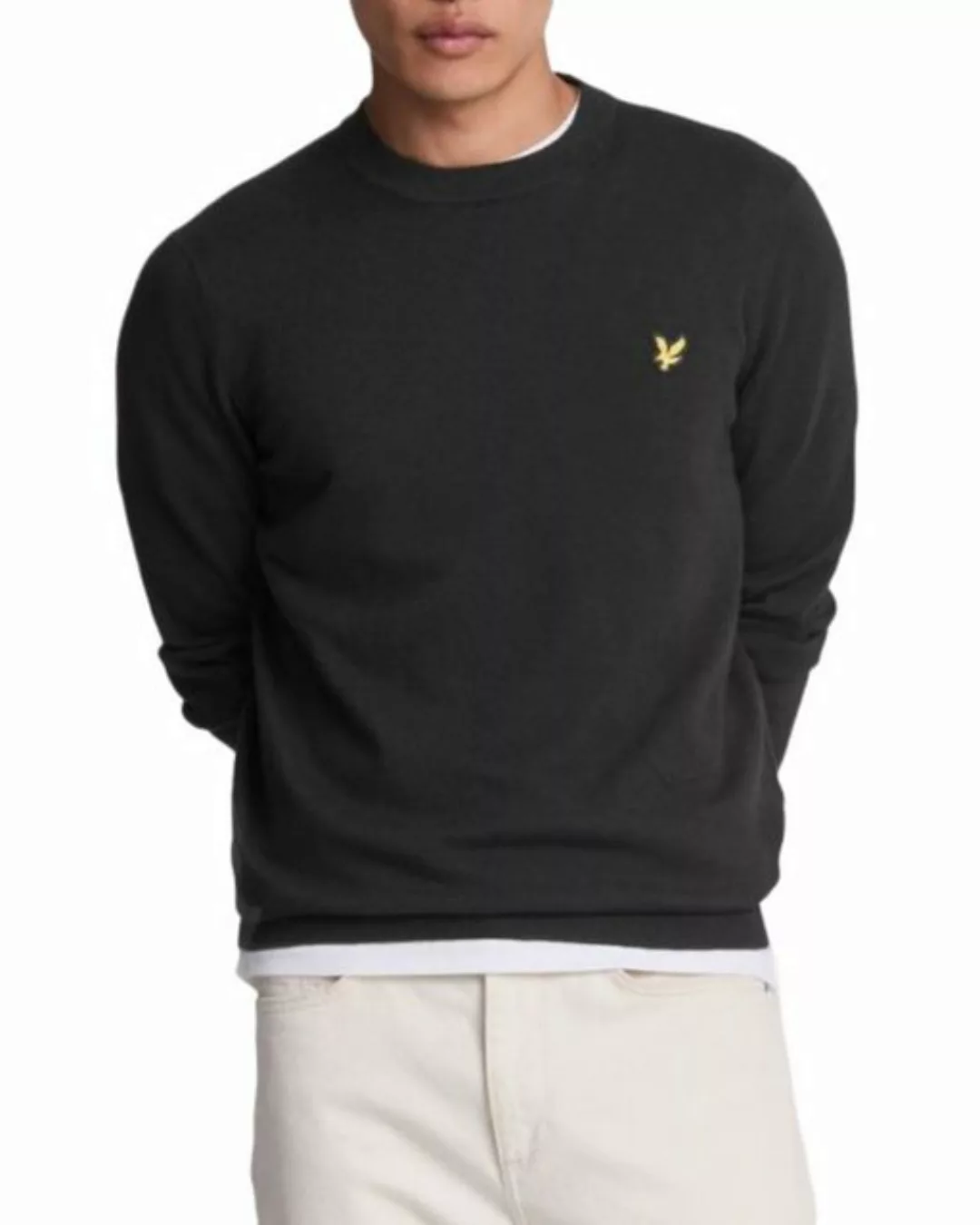 Lyle & Scott Strickpullover Herren Aus Merinowolle, Weich & Angenehm günstig online kaufen