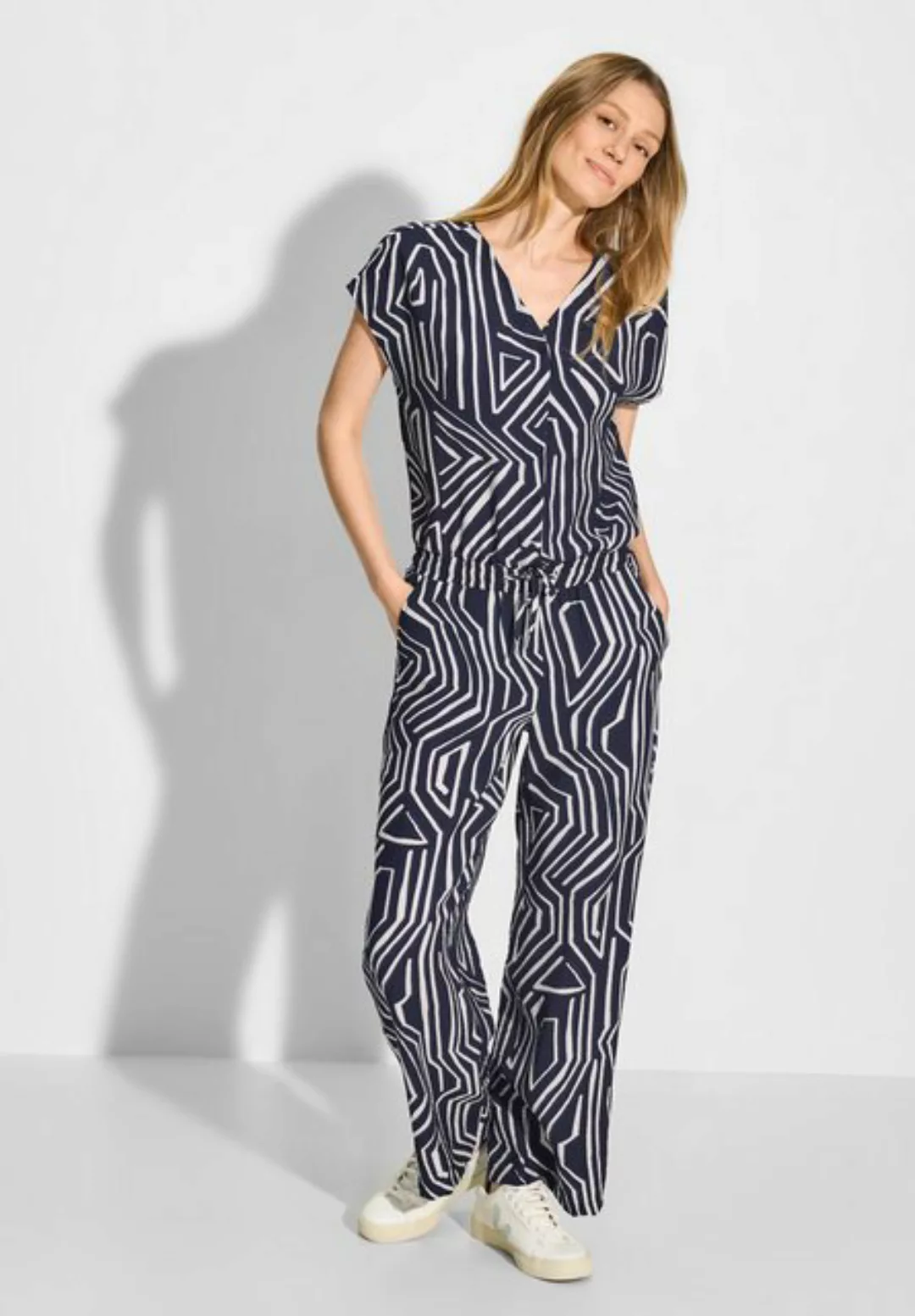 Cecil 5-Pocket-Hose Bedruckter Jumpsuit günstig online kaufen