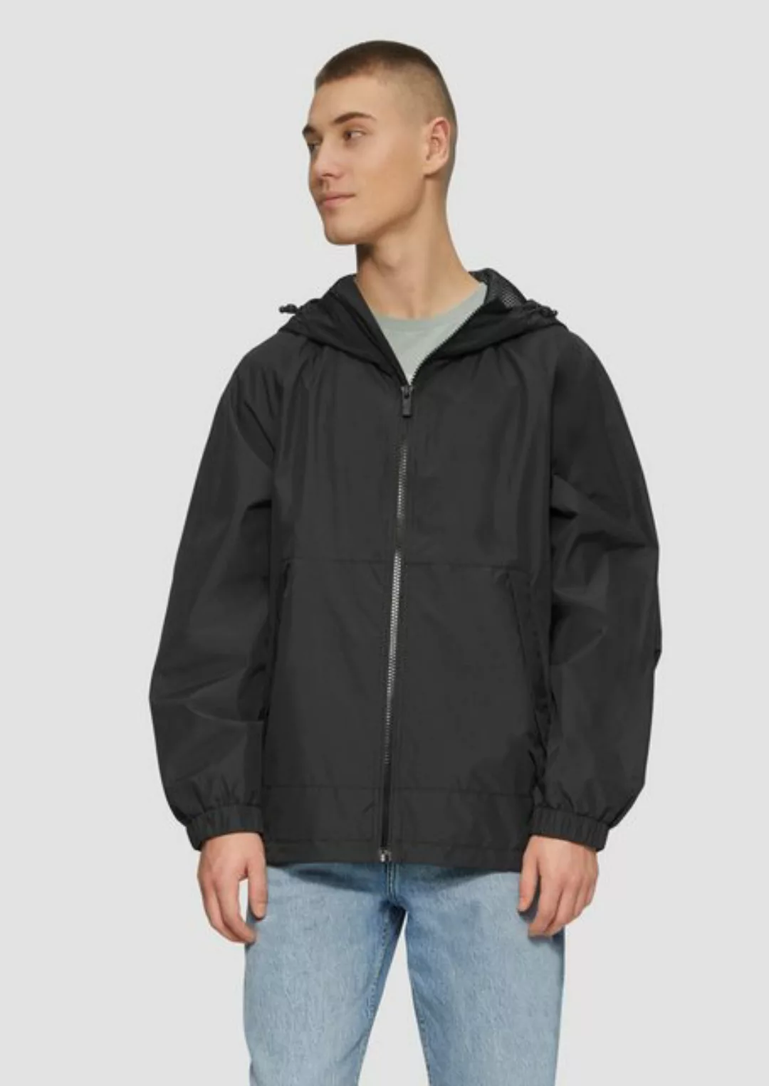 QS Allwetterjacke Windbreaker mit Kapuze günstig online kaufen