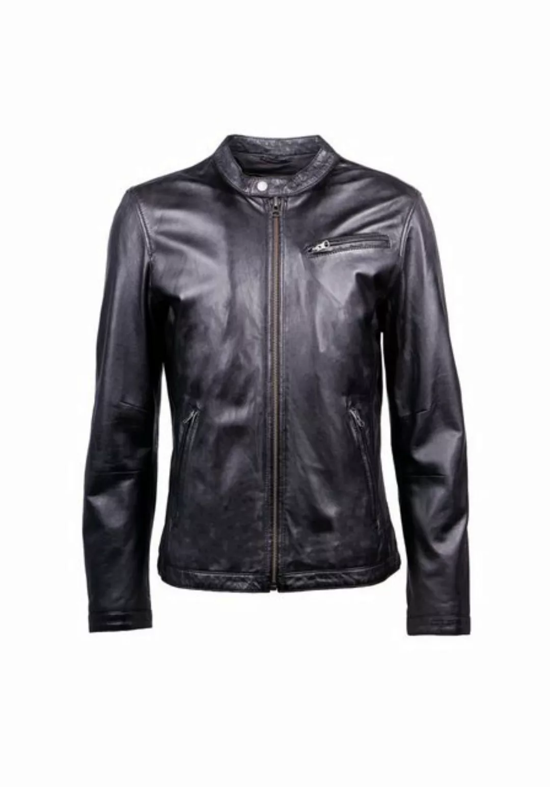 Freaky Nation Lederjacke Easy Jim-FN günstig online kaufen