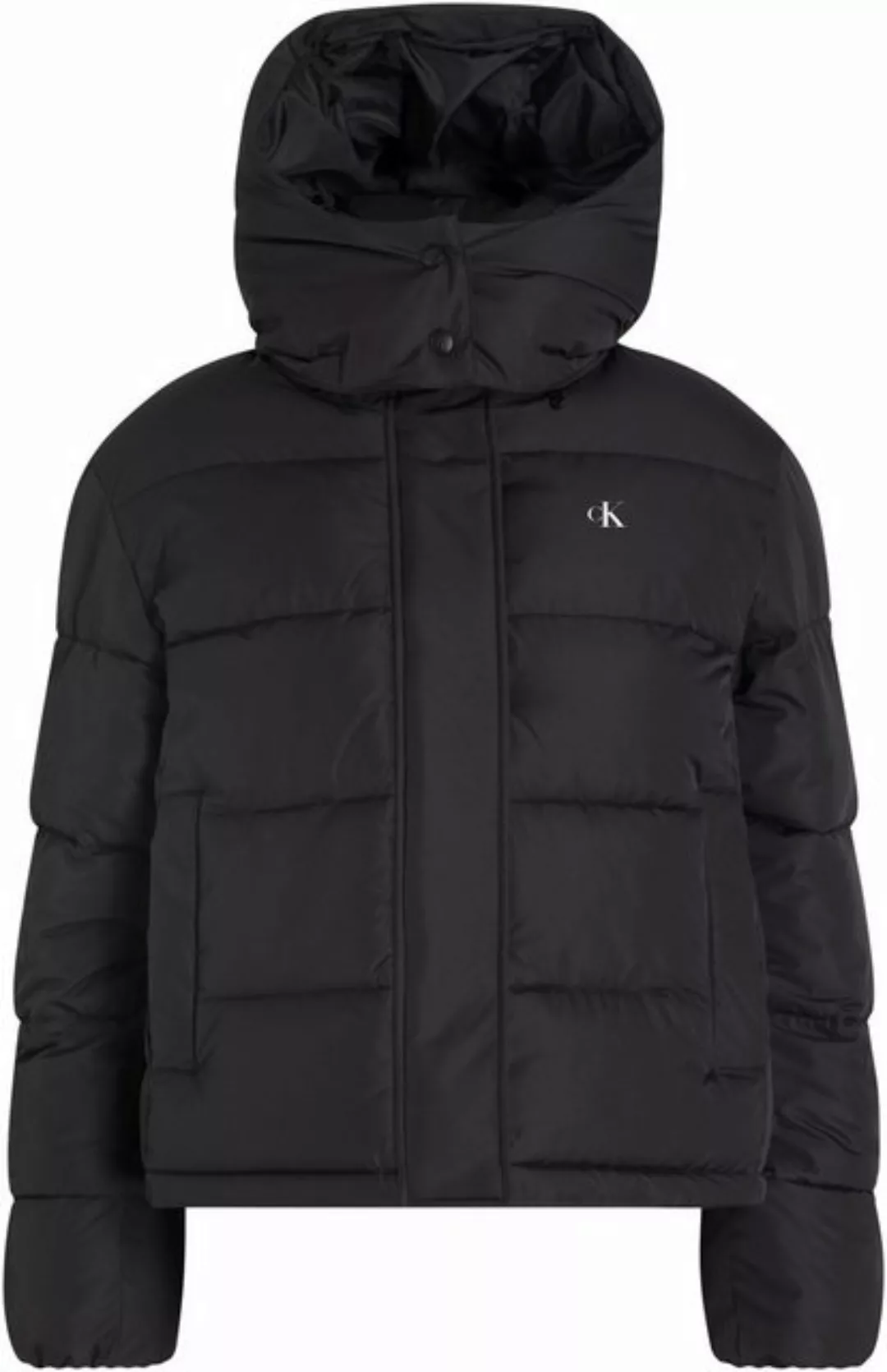 Calvin Klein Jeans Steppjacke MATTE MONOLOGO ND SHORT PUFFER mit Logodruck günstig online kaufen