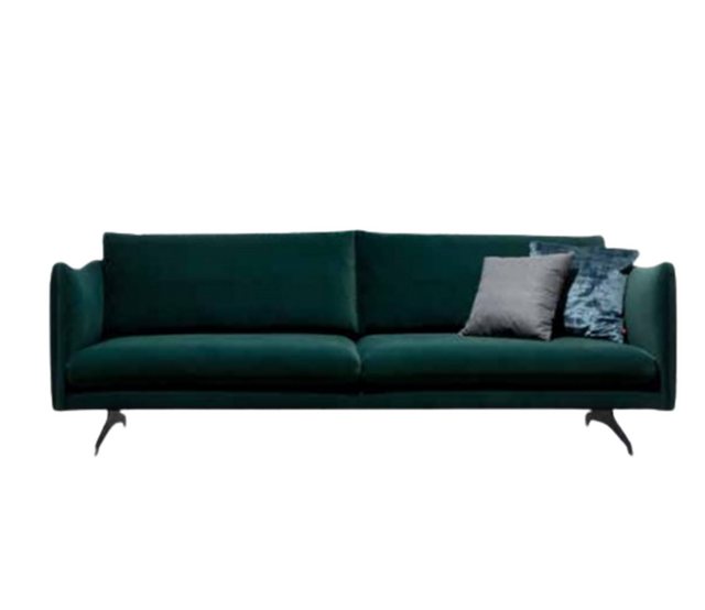 JVmoebel 3-Sitzer Wohnzimmer Luxus Sofa 3 Sitzer Chesterfield Sofa Grün Tex günstig online kaufen