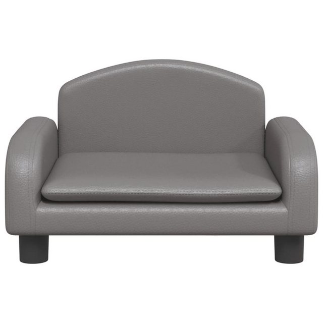 vidaXL Kindersofa Kindersofa Grau 50x40x30 cm Kunstleder Kindercouch Kinder günstig online kaufen