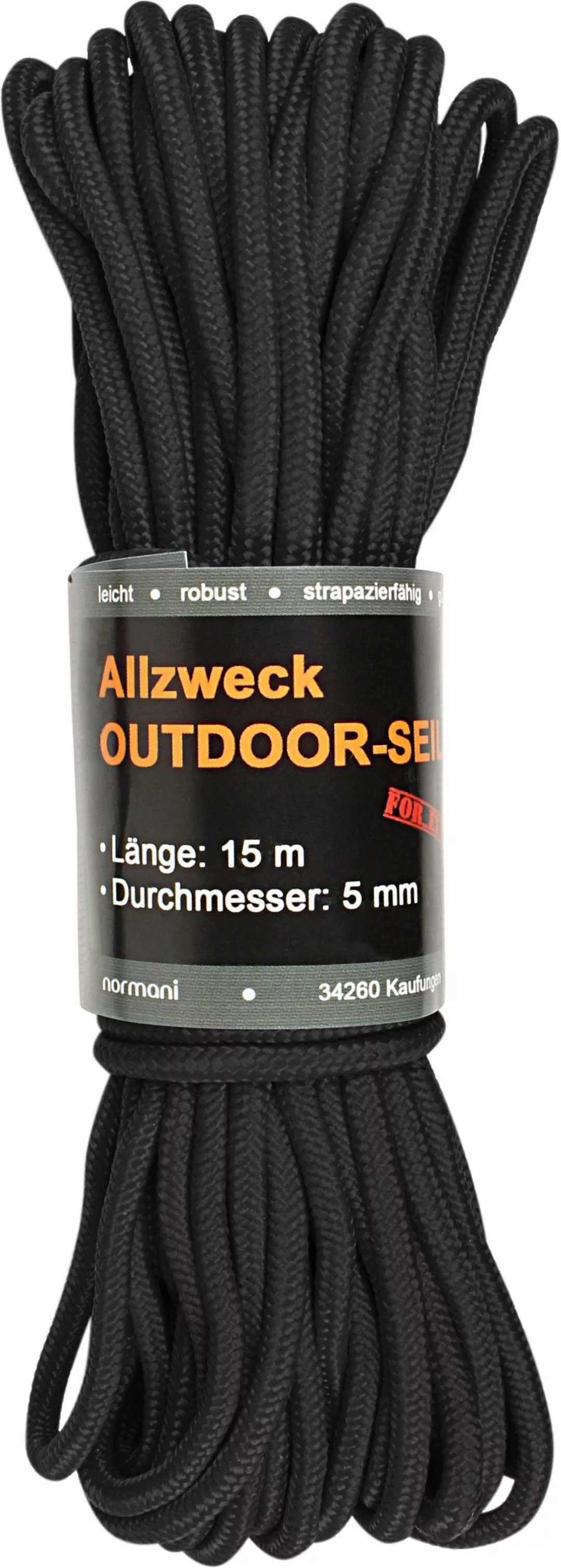 normani Allzweck-Outdoor-Seil 5 mm x 15 günstig online kaufen