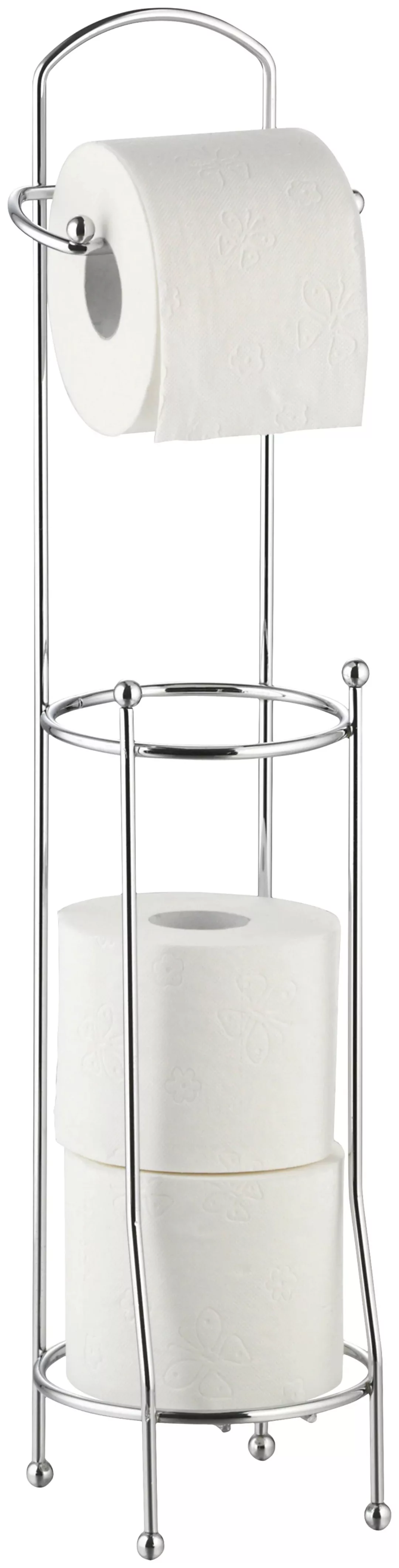 axentia Toilettenpapierhalter "Udana", für ca. 4 Rollen, Länge: 15,5 cm günstig online kaufen