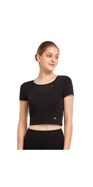 Yvette Kurzarmshirt Cropped T-Shirt Flora günstig online kaufen