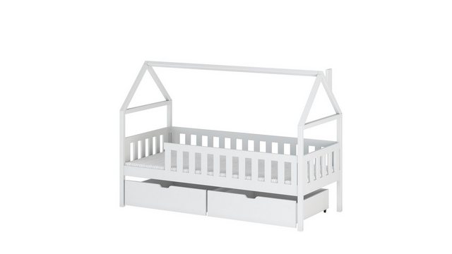 thematys Hausbett Montessori für Kinder 90x200cm 90x200 mit Rausfallschutz günstig online kaufen