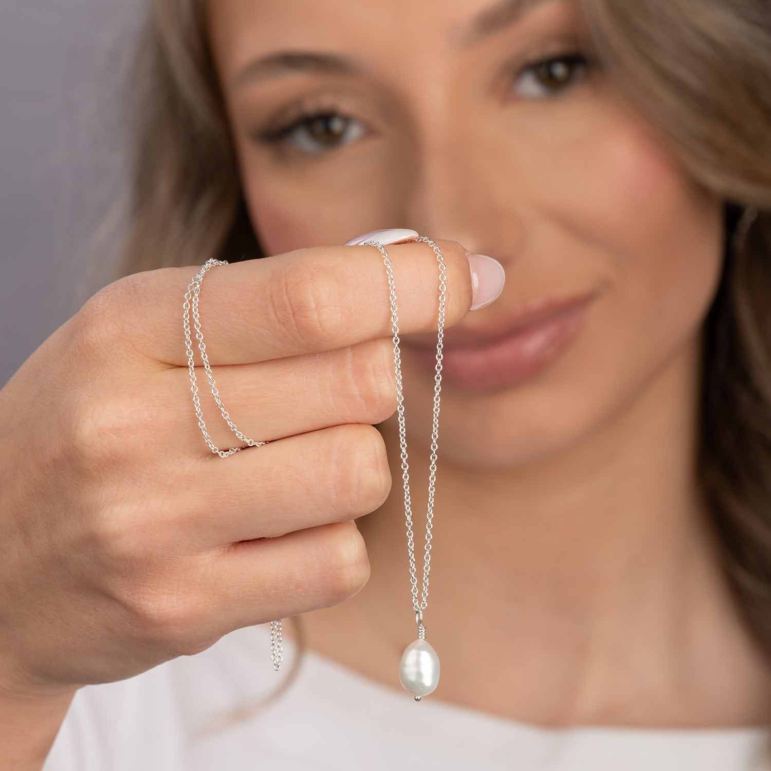 Materia Kette mit Anhänger Perlenkette mit günstig online kaufen