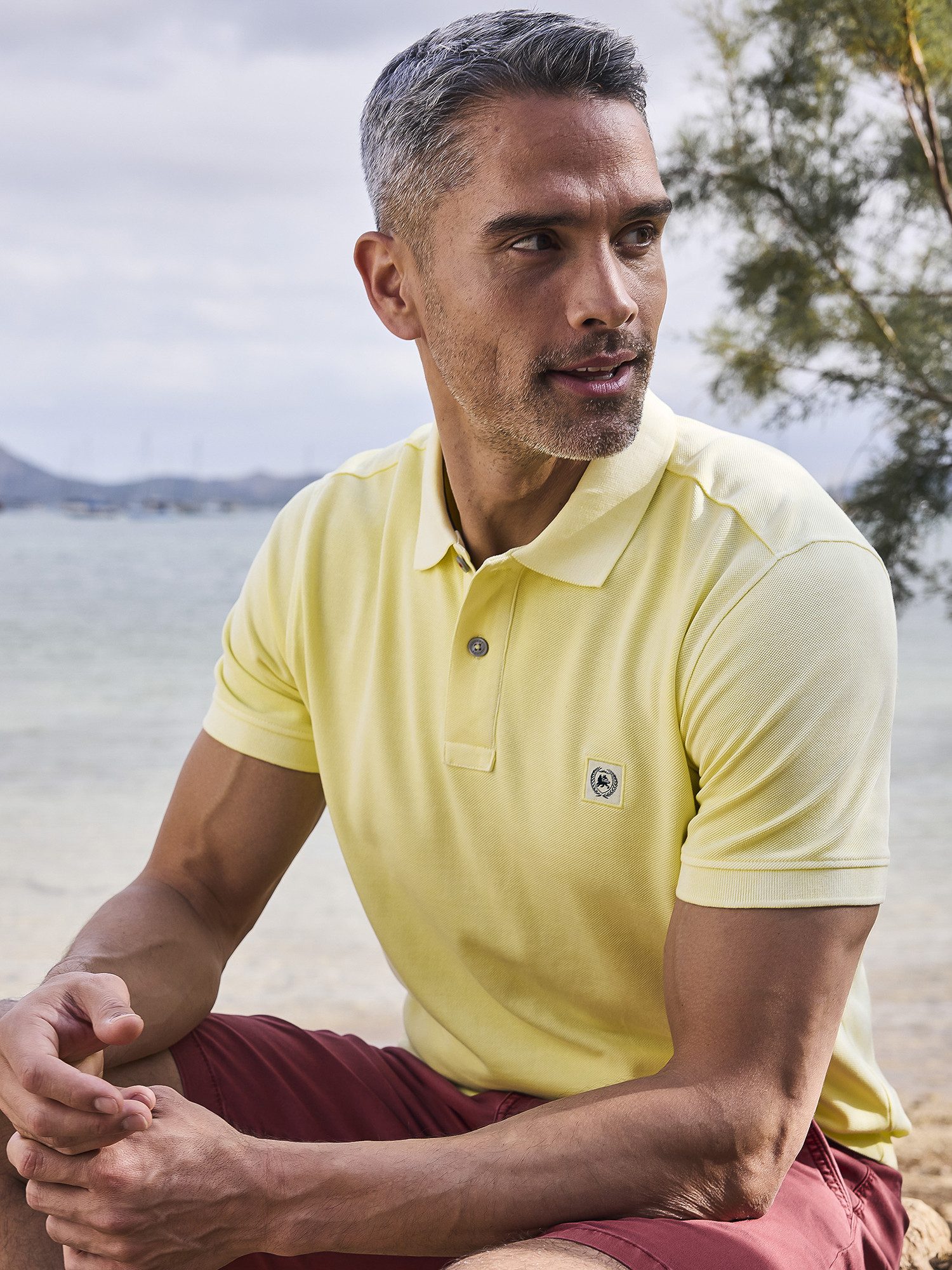 LERROS Poloshirt "LERROS Herren Poloshirt in gewaschener Optik" günstig online kaufen