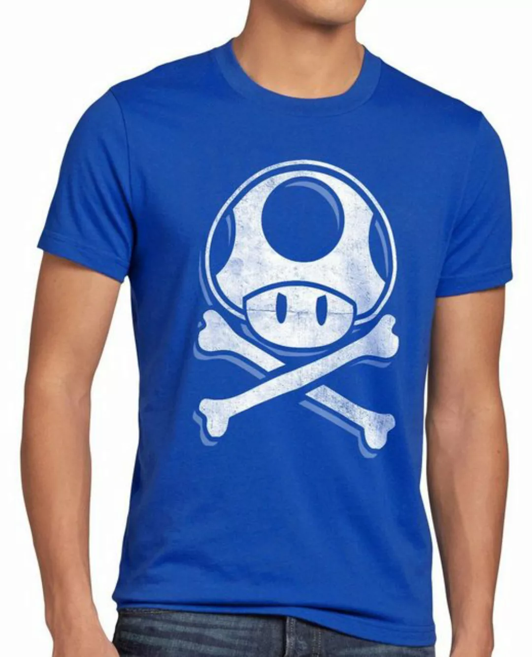 style3 Print-Shirt Herren T-Shirt Toadskull mario totenkopf videospiel kons günstig online kaufen