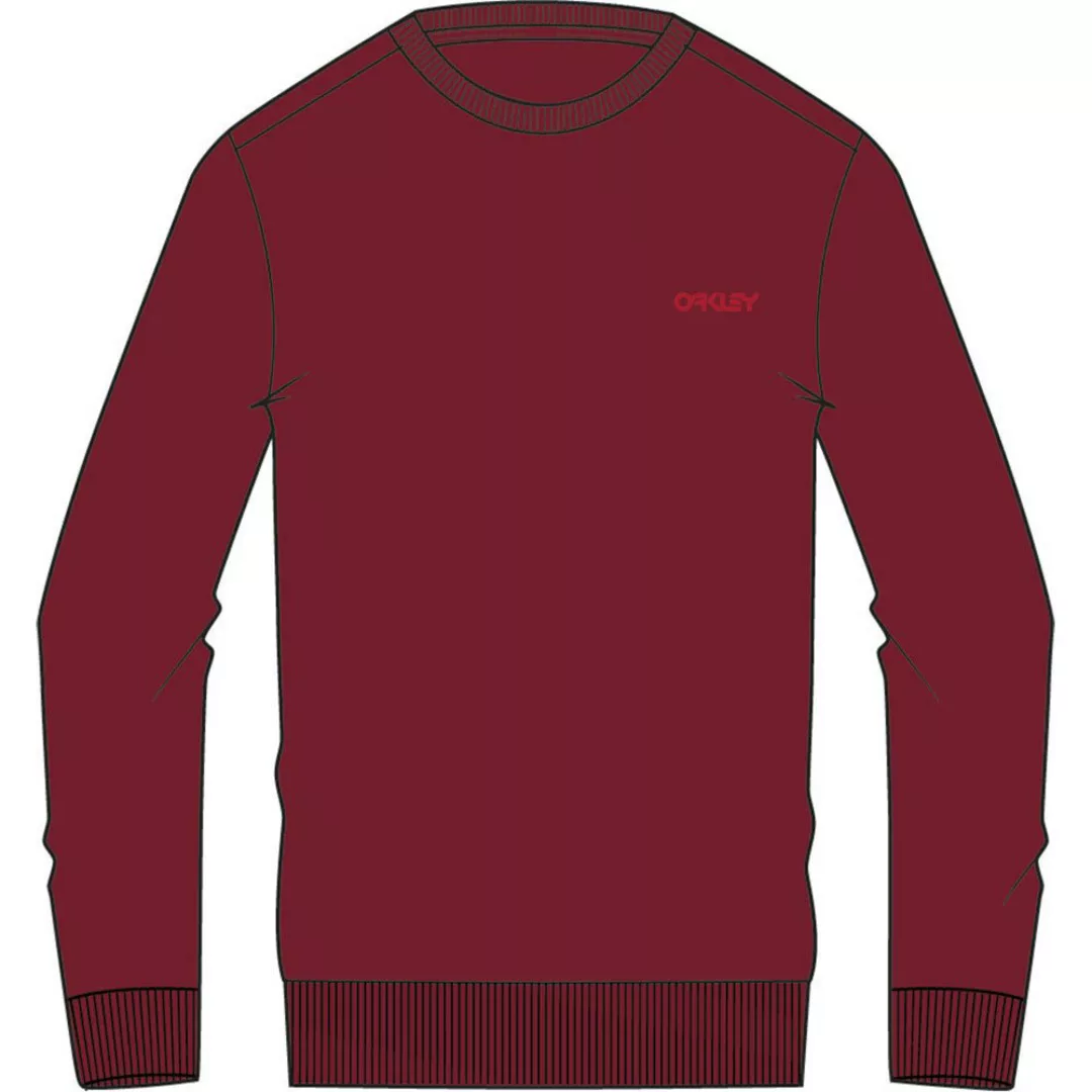 Oakley Apparel Dye 2 Sweatshirt L Iron Red günstig online kaufen