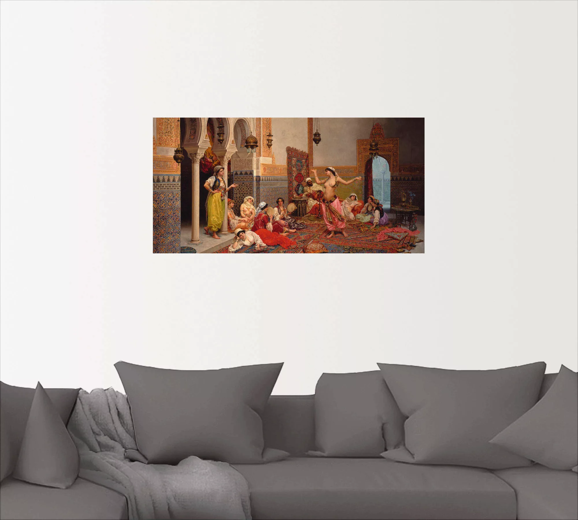 Artland Wandbild "Tanz im Harem.", Gruppen & Familien, (1 St.) günstig online kaufen