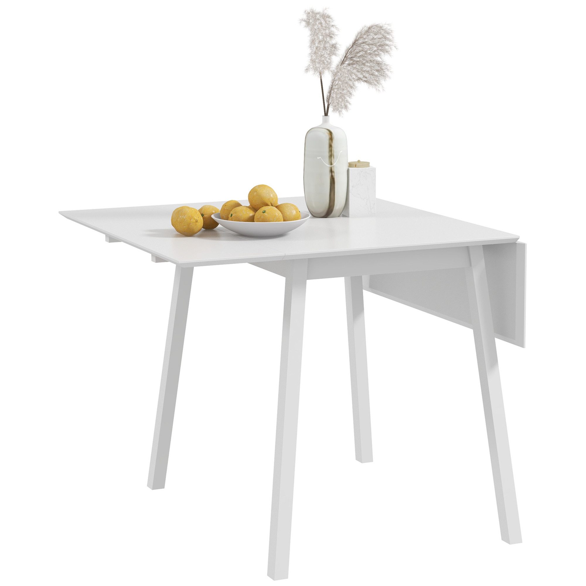 HOMCOM Klapptisch Esszimmertisch mit 2 aufklappbare günstig online kaufen