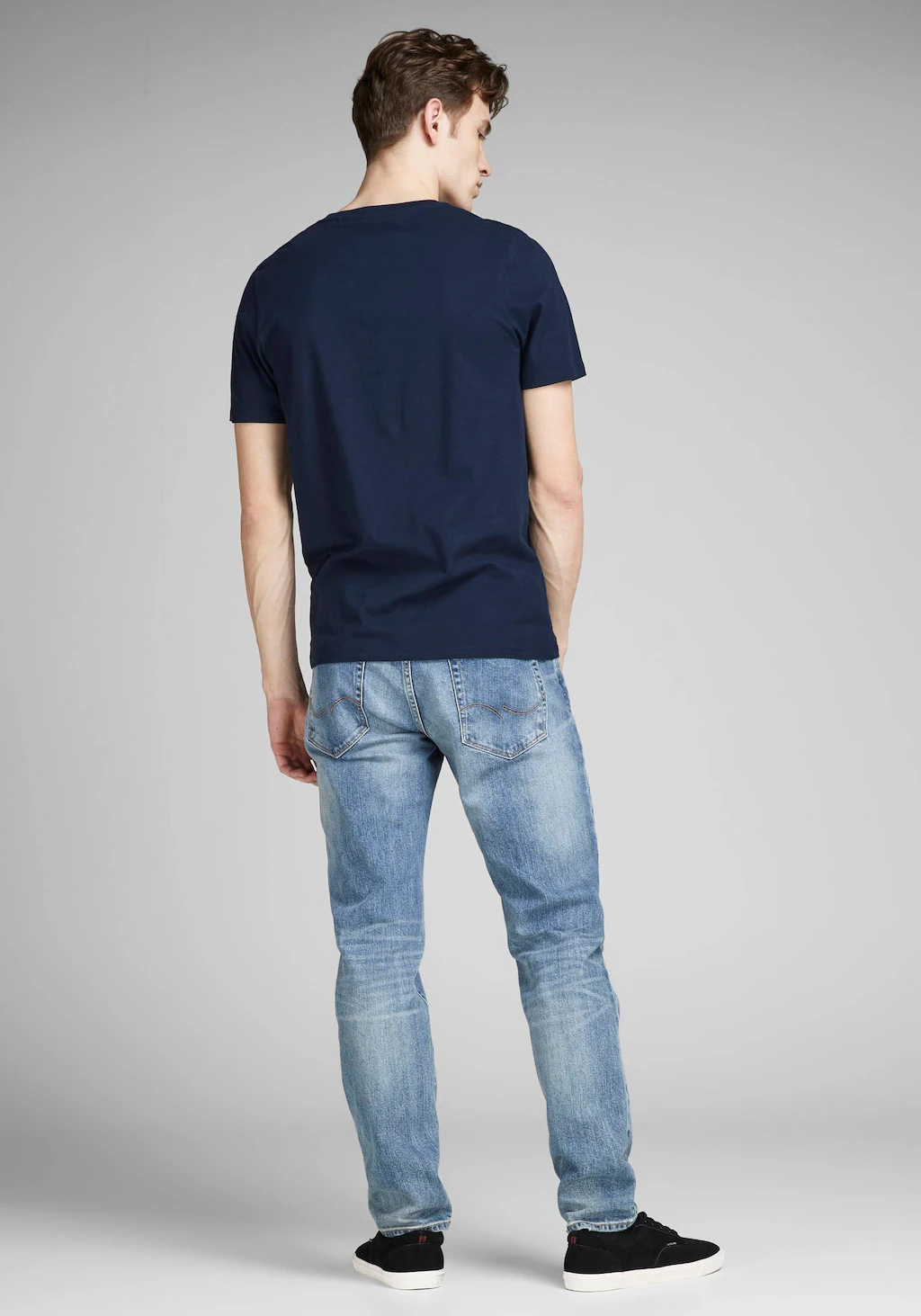 Jack & Jones Herren T-Shirt JJEPROLOG TEE SS CREW NECK - 4er Pack günstig online kaufen