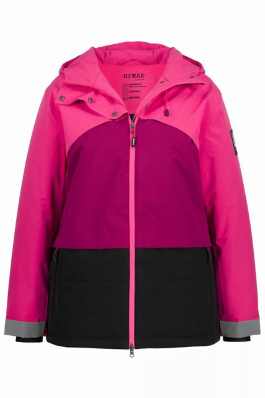 Ulla Popken Funktionsjacke HYPRAR Funktionsjacke wasserdicht 2-Wege-Zipper günstig online kaufen