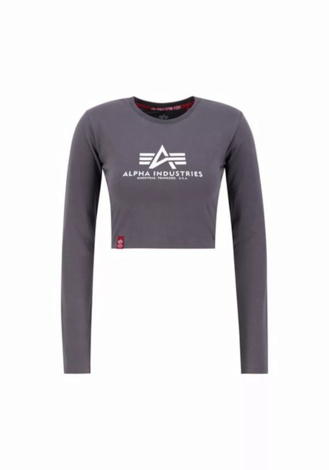 Alpha Industries Sweater Alpha Industries Women - Longsleeves Basic Cropped günstig online kaufen