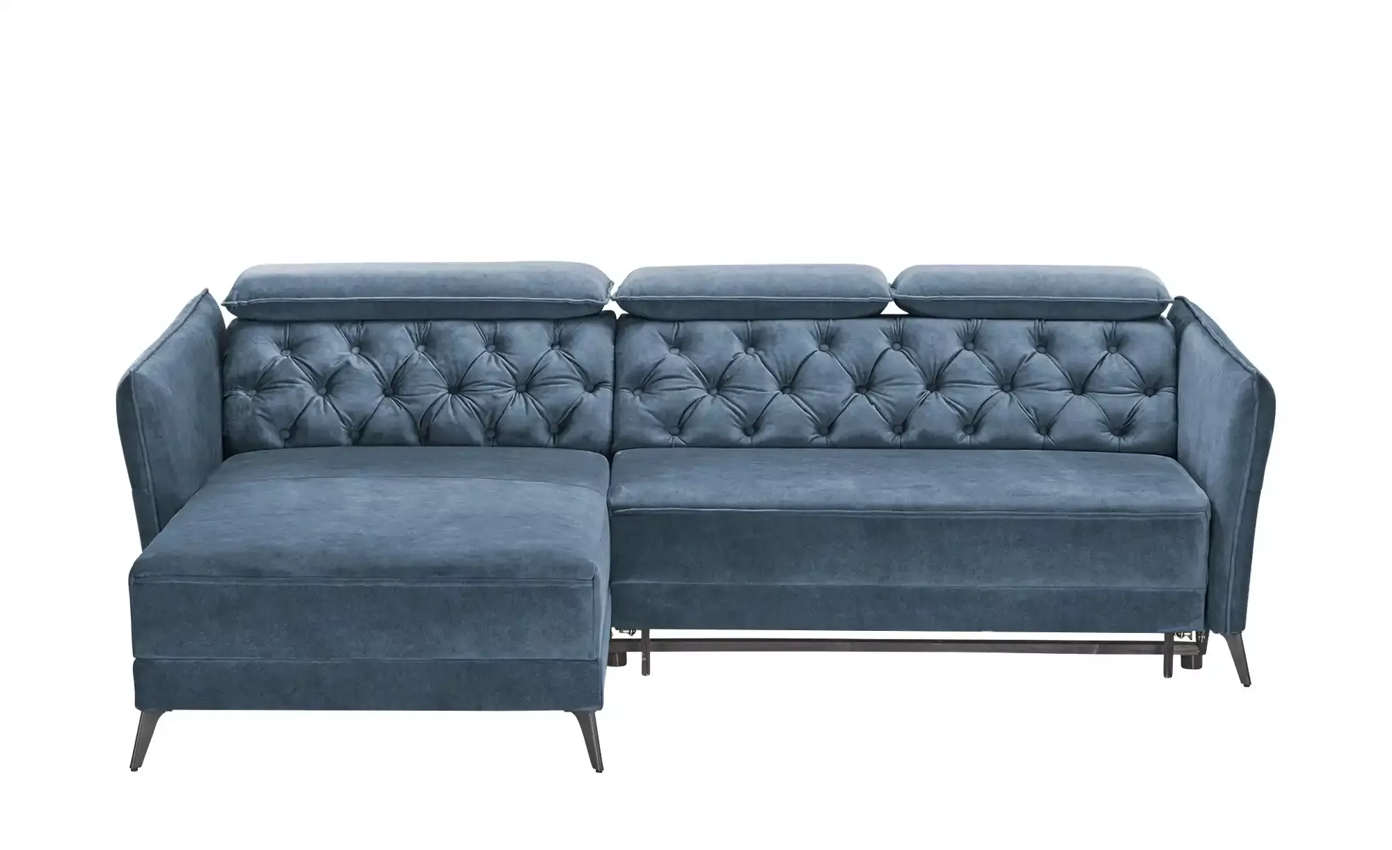 smart Ecksofa  Kavita  ¦ blau ¦ Maße (cm): B: 254 H: 85 T: 199.0 Polstermöb günstig online kaufen