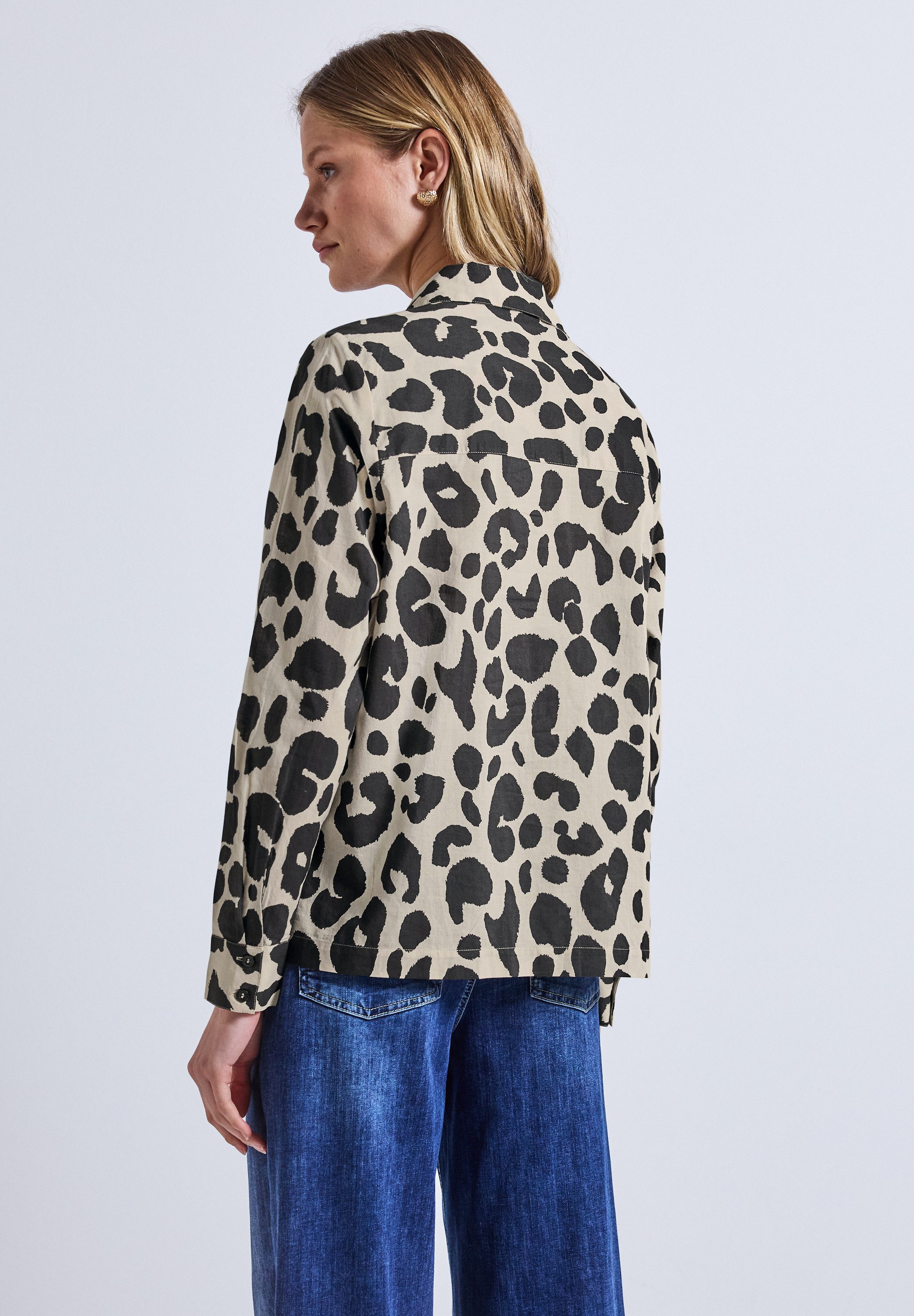 STREET ONE Hemdbluse aus reiner Baumwolle günstig online kaufen