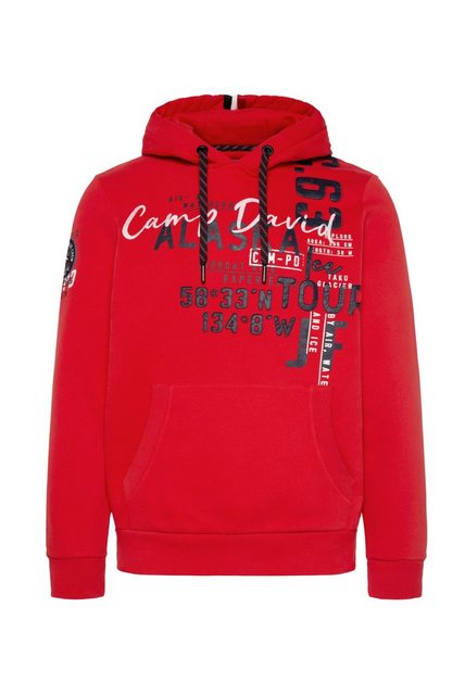 CAMP DAVID Kapuzensweatshirt mit Label-Applikationen günstig online kaufen