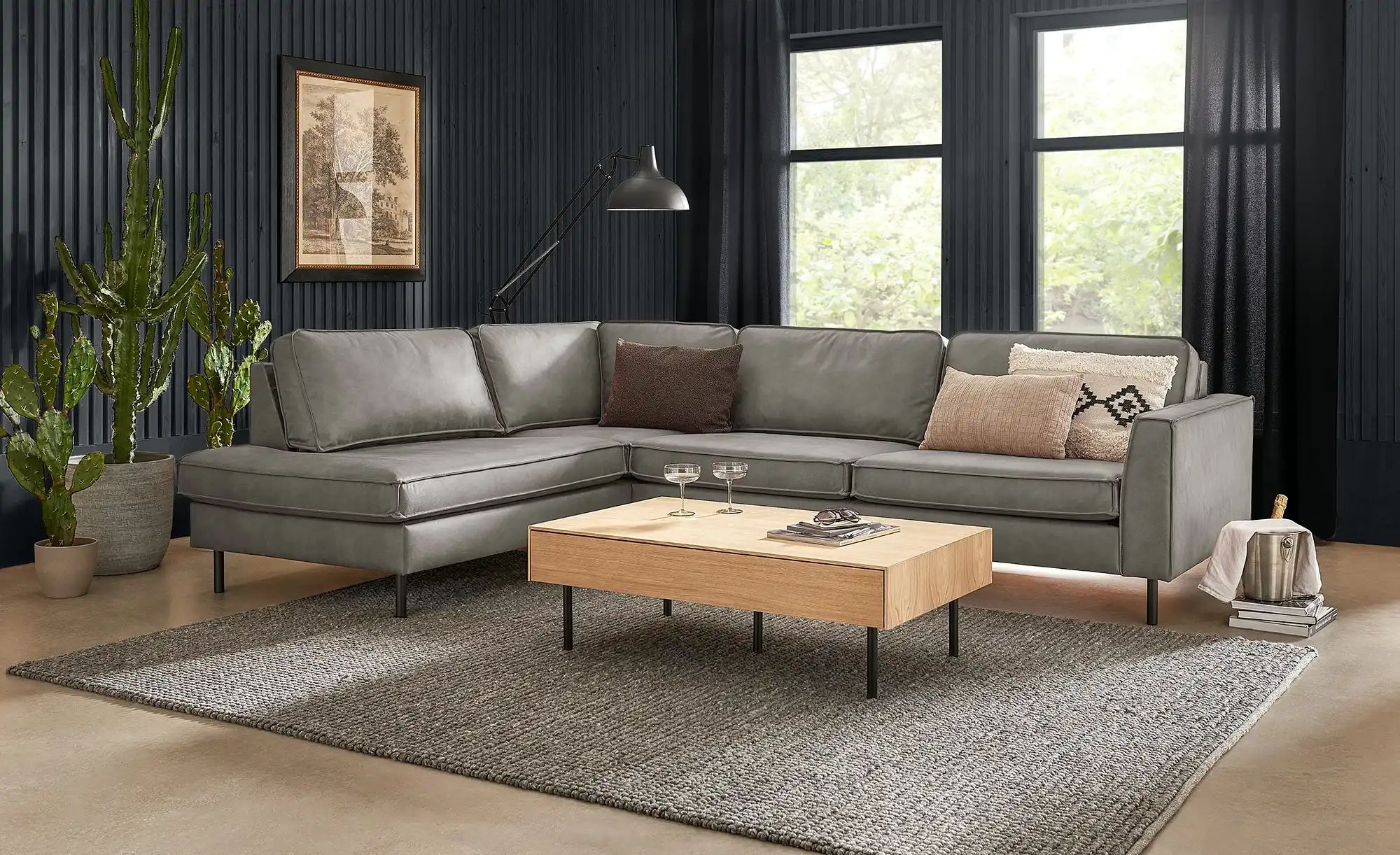 SOHO Ecksofa  Skaisa ¦ grau ¦ Maße (cm): B: 296 H: 85 T: 217.0 Polstermöbel günstig online kaufen