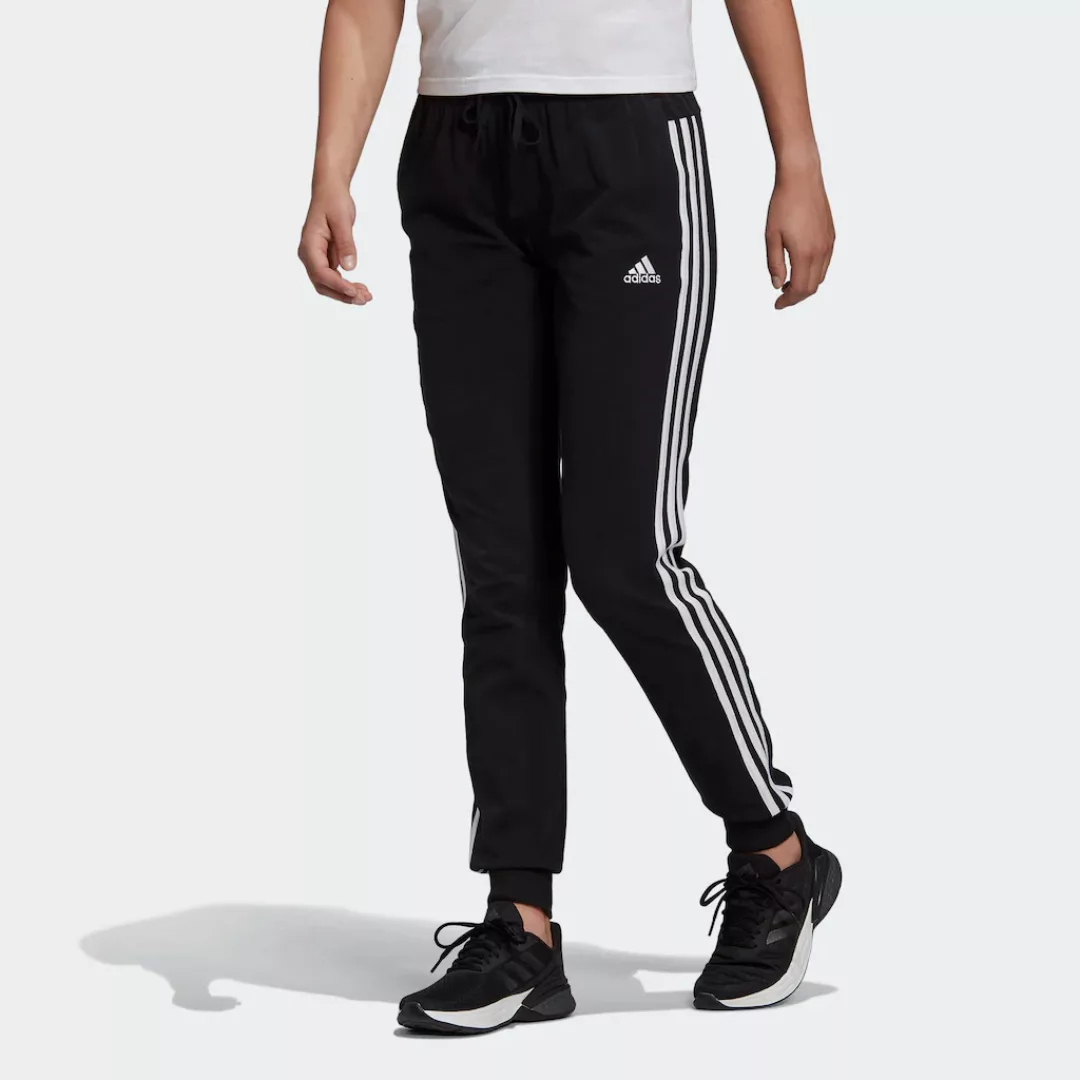 adidas Sportswear Sporthose "ESSENTIALS SINGLE JERSEY 3STREIFEN HOSE", (1 t günstig online kaufen