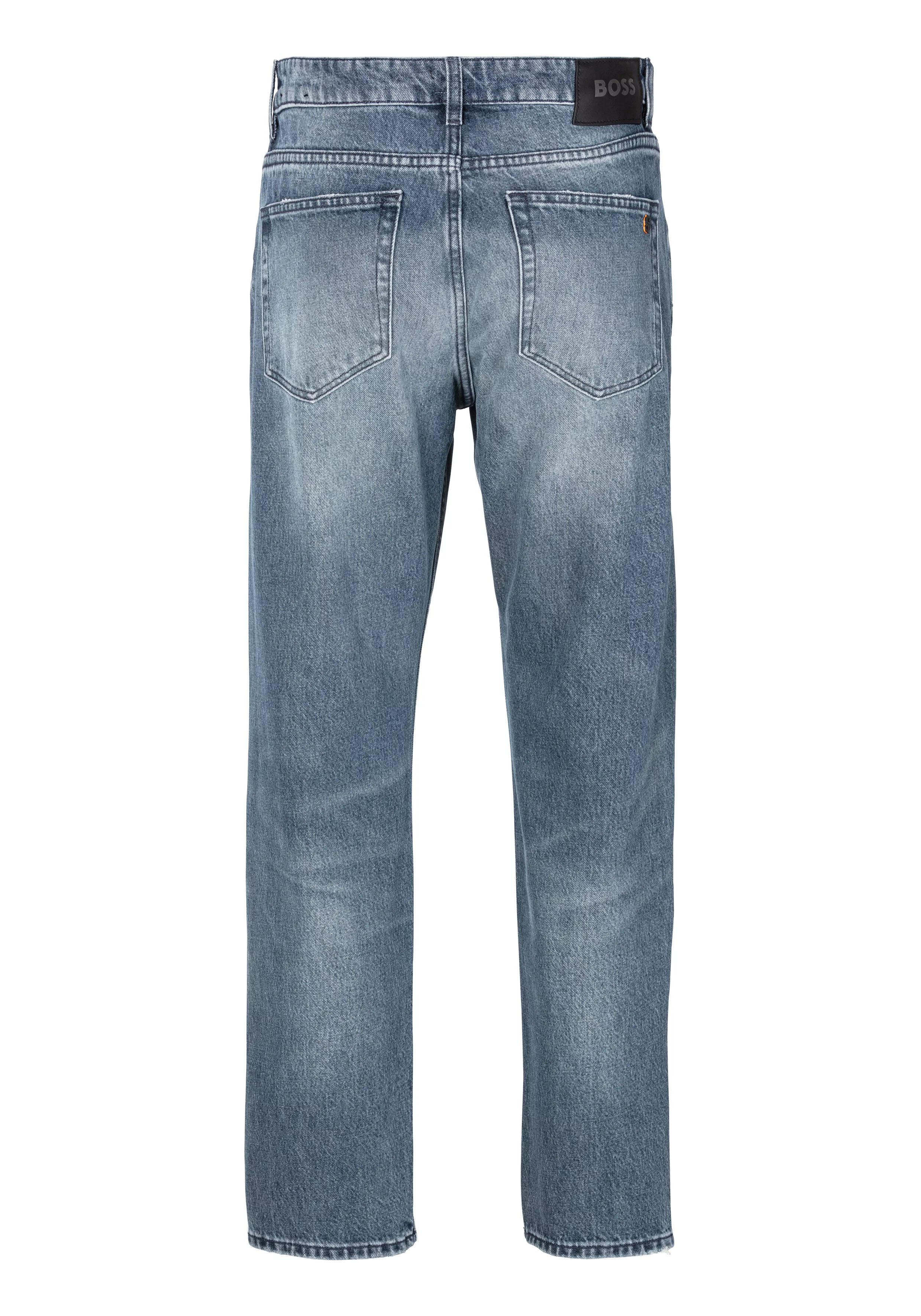 BOSS ORANGE Straight-Jeans TROY BO-BF mit BOSS Leder-Badge günstig online kaufen