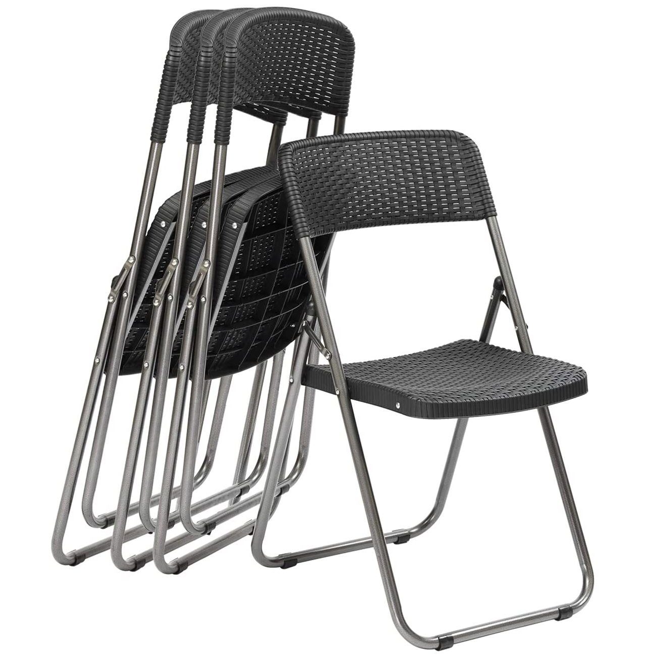 Sekey Klappstuhl Gartenstuhl Klappbar Klappstuhl Polyrattan günstig online kaufen